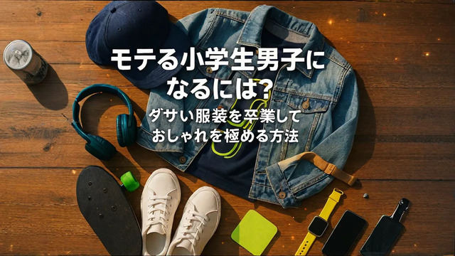 モテる小学生男子になる方法