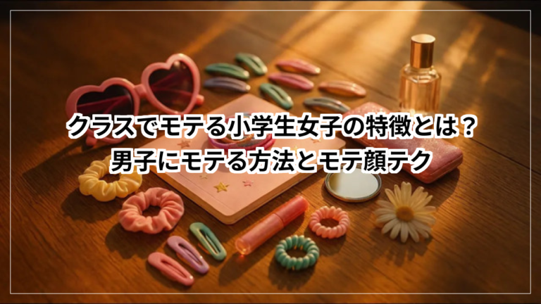 クラスでモテる小学生女子の特徴