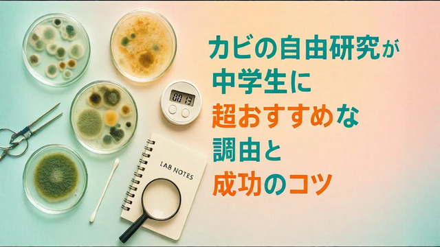 カビの自由研究が中学生に超おすすめ
