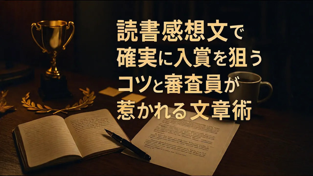 読書感想文で確実に入賞を狙うコツ
