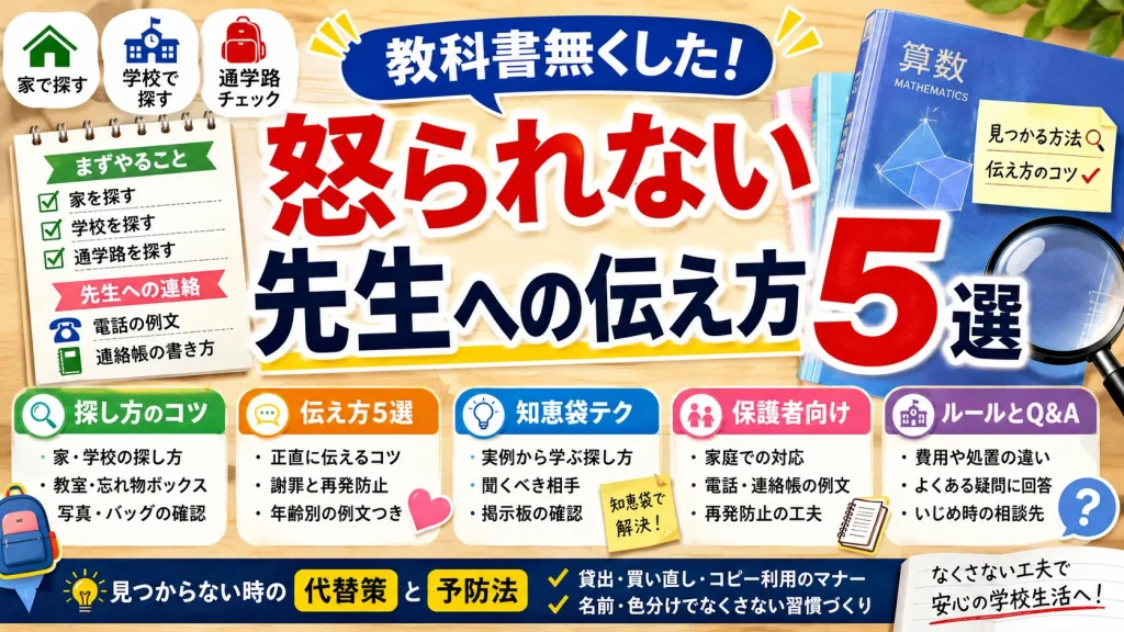 教科書無くした