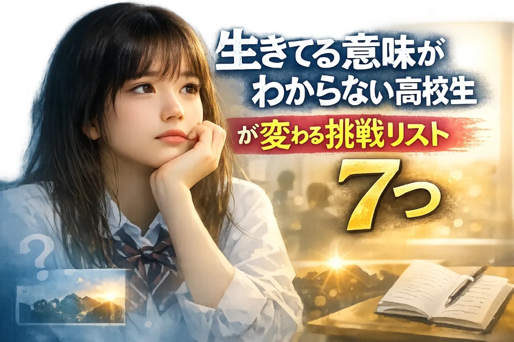 生きてる意味がわからない高校生