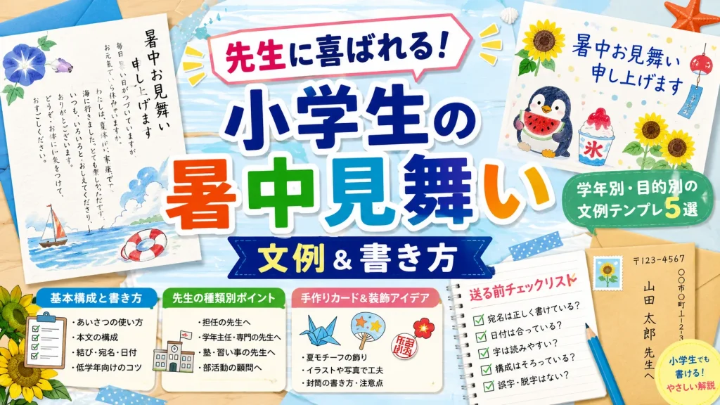 小学生の暑中見舞い